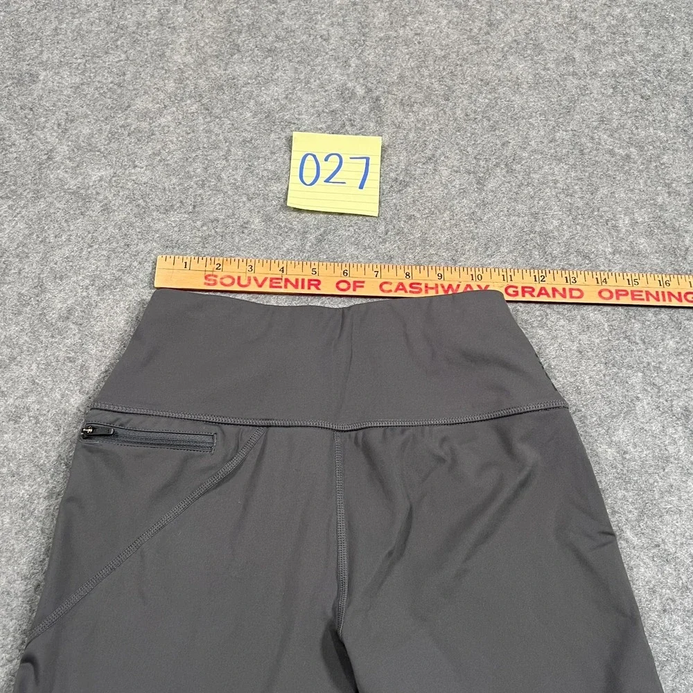 Royal Robbins Gray Green Black Color‎ Block Cropped Leggings Women's Size XS